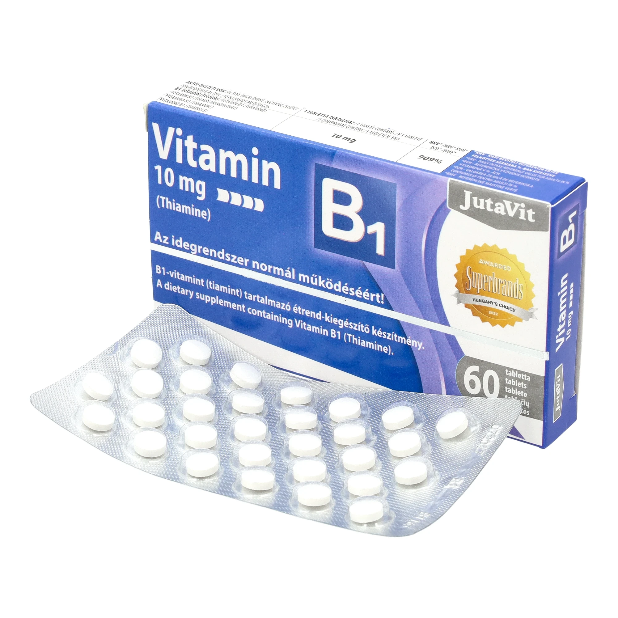 Jutavit Vitamin B1 10mg (Tiamin) 60db