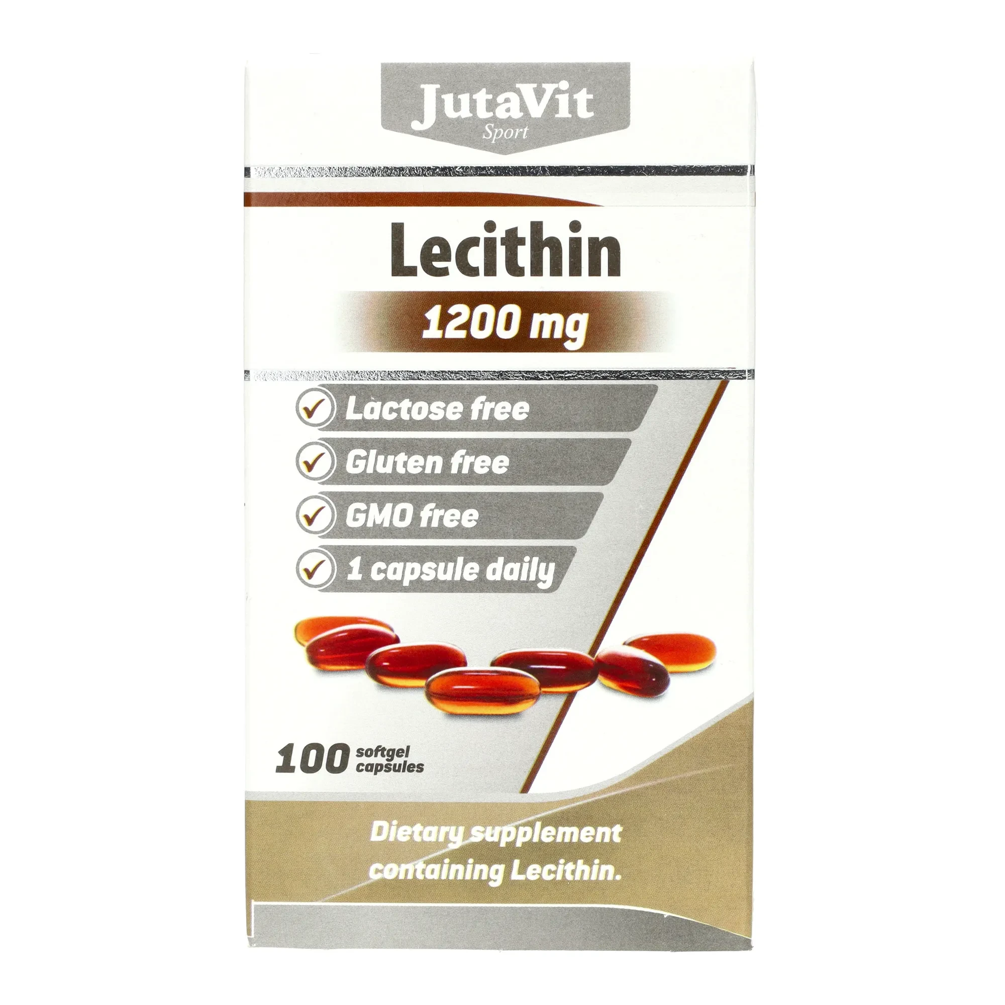 Jutavit Lecithin 1200 mg 100 db Lágykapszula