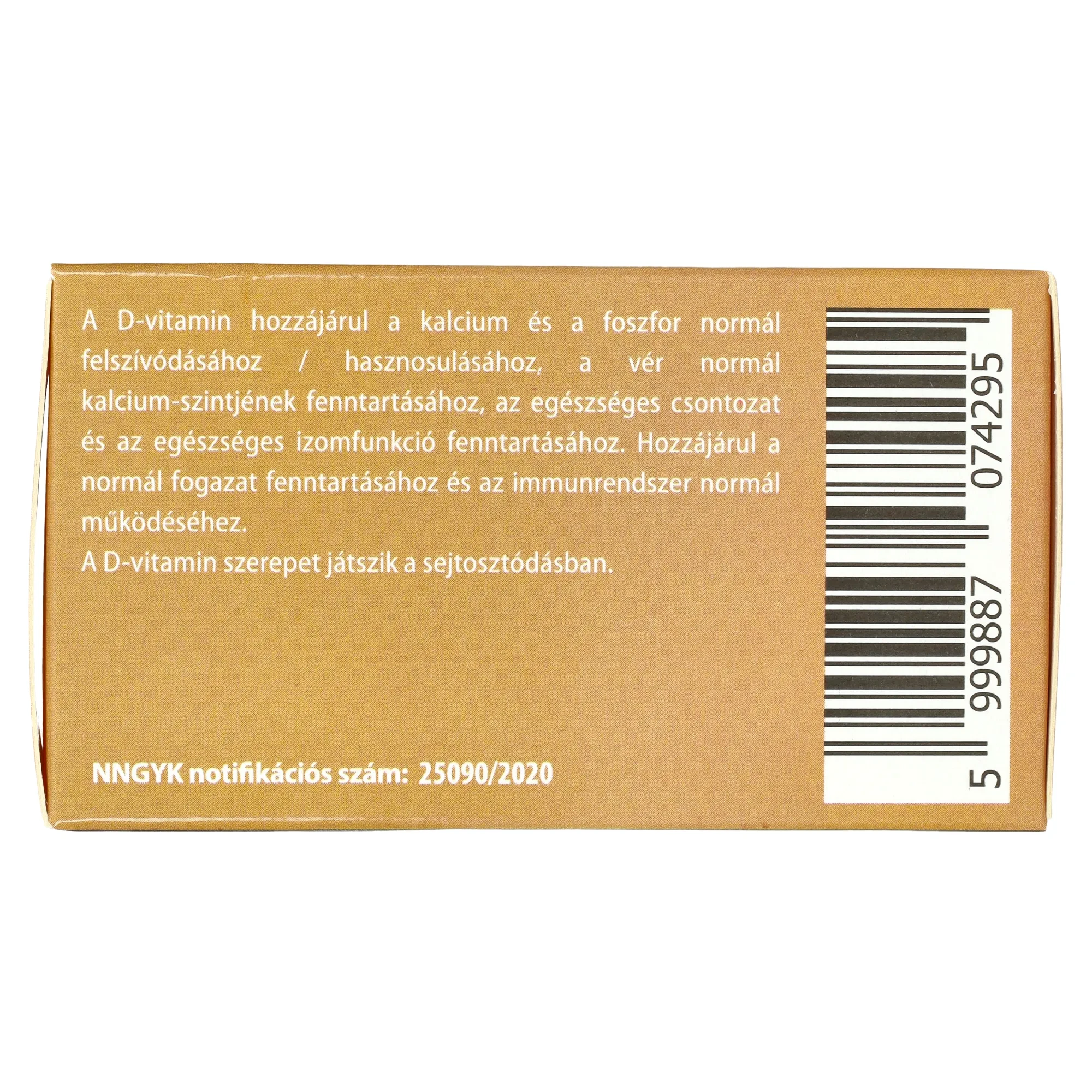 JutaVit D-vitamin 2000NE lágykapszula 100db