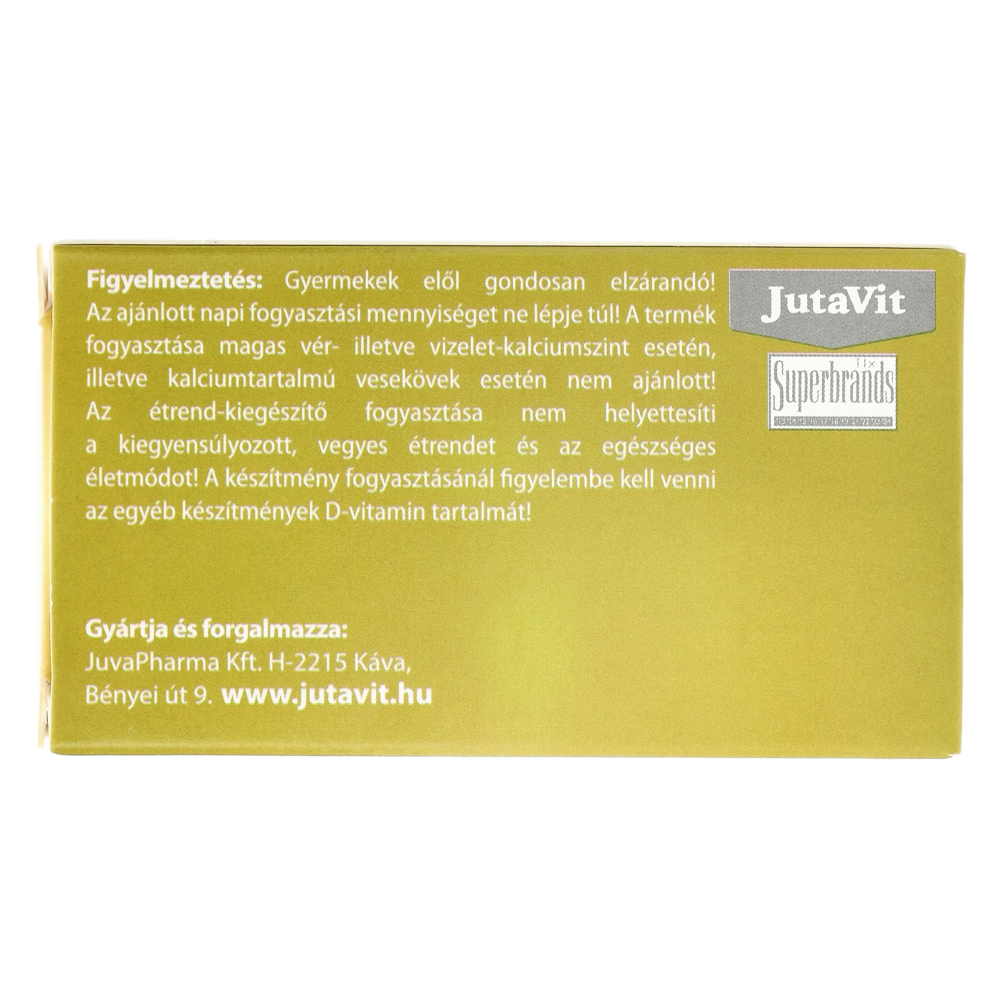 JutaVit D3-vitamin 4000NE Olíva 100db