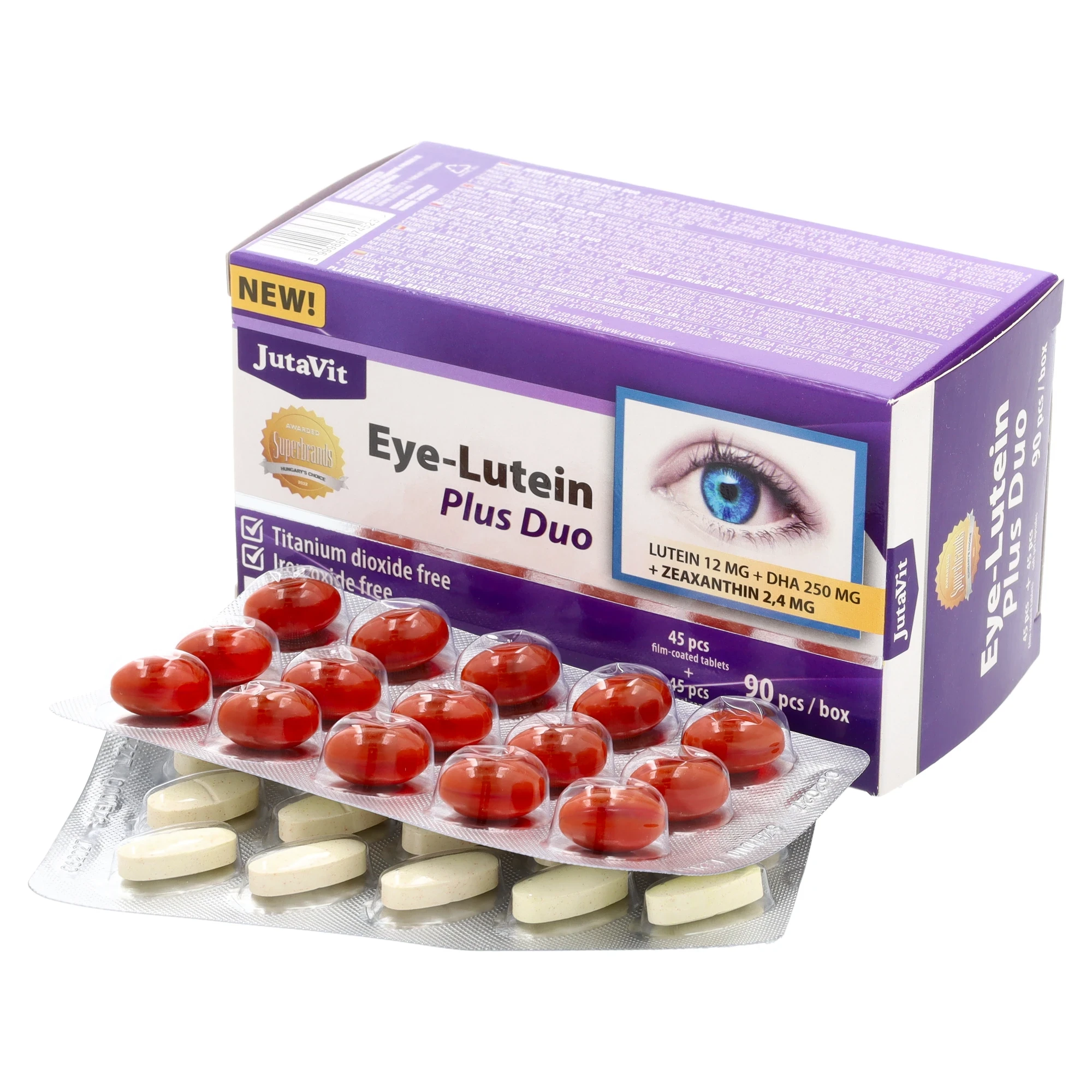 JutaVit Eye-Lutein Plus duo 90db