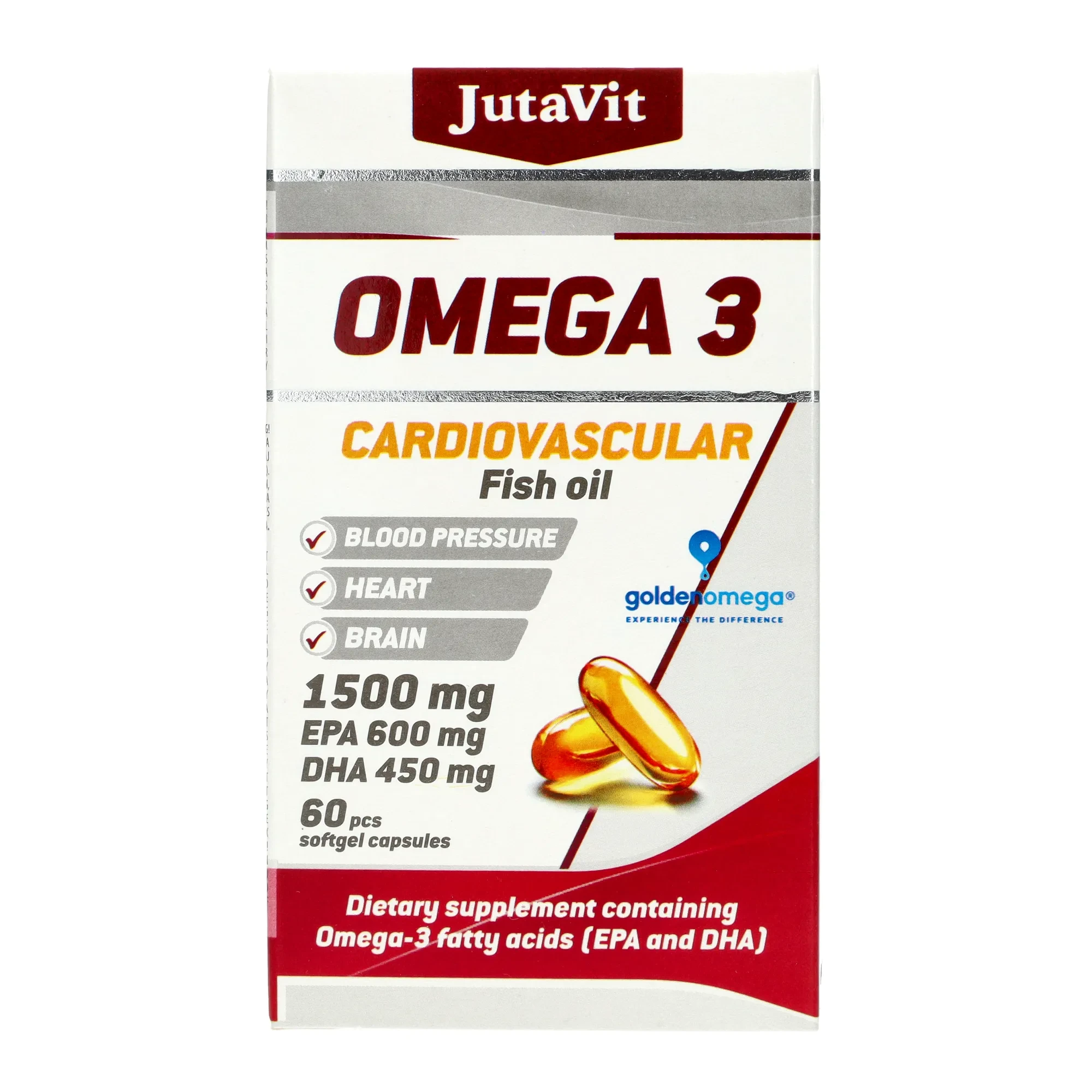 JutaVit Omega 3 Cardiovascular 1500mg 60db