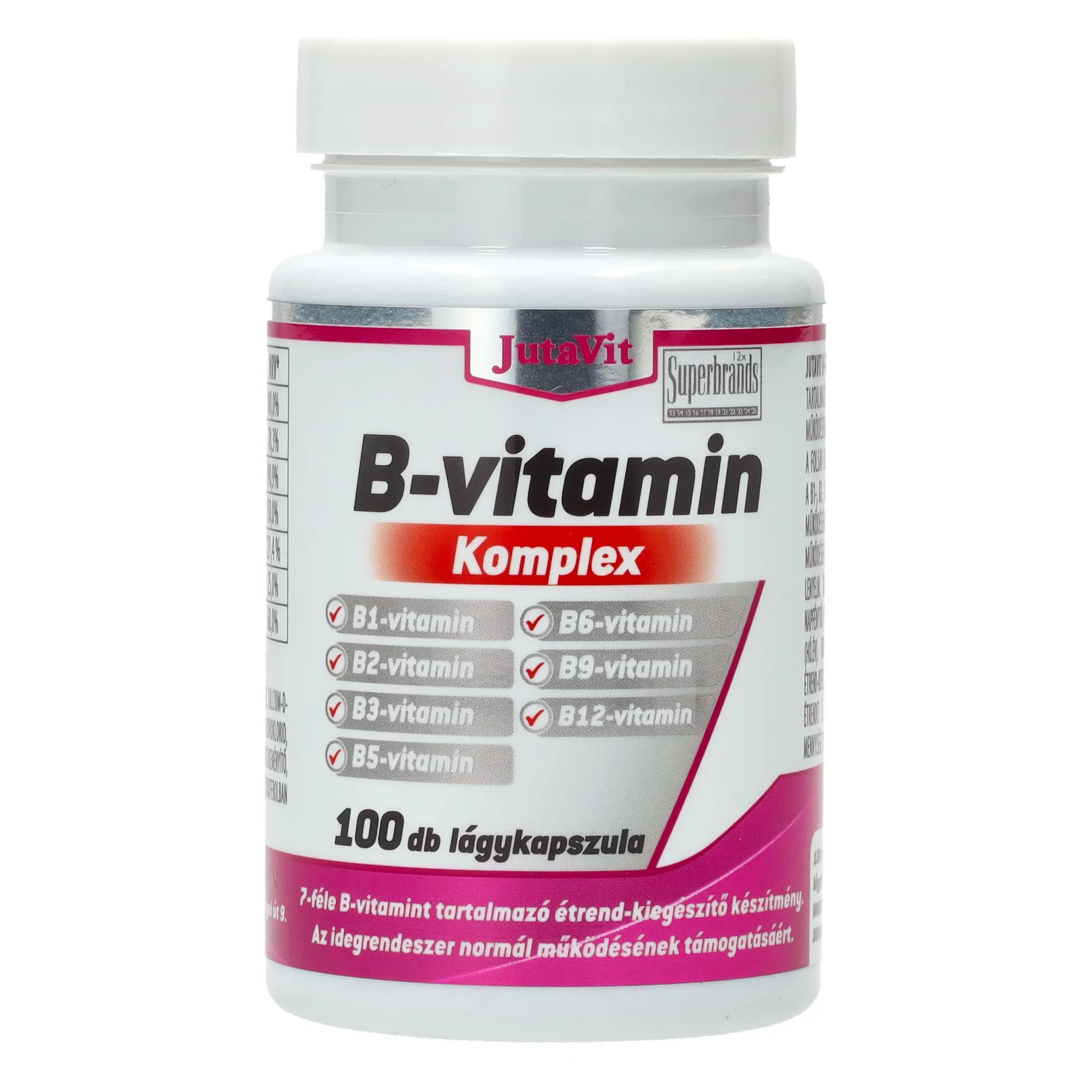 JutaVit B-komplex lágyzselatin kapszula 100db
