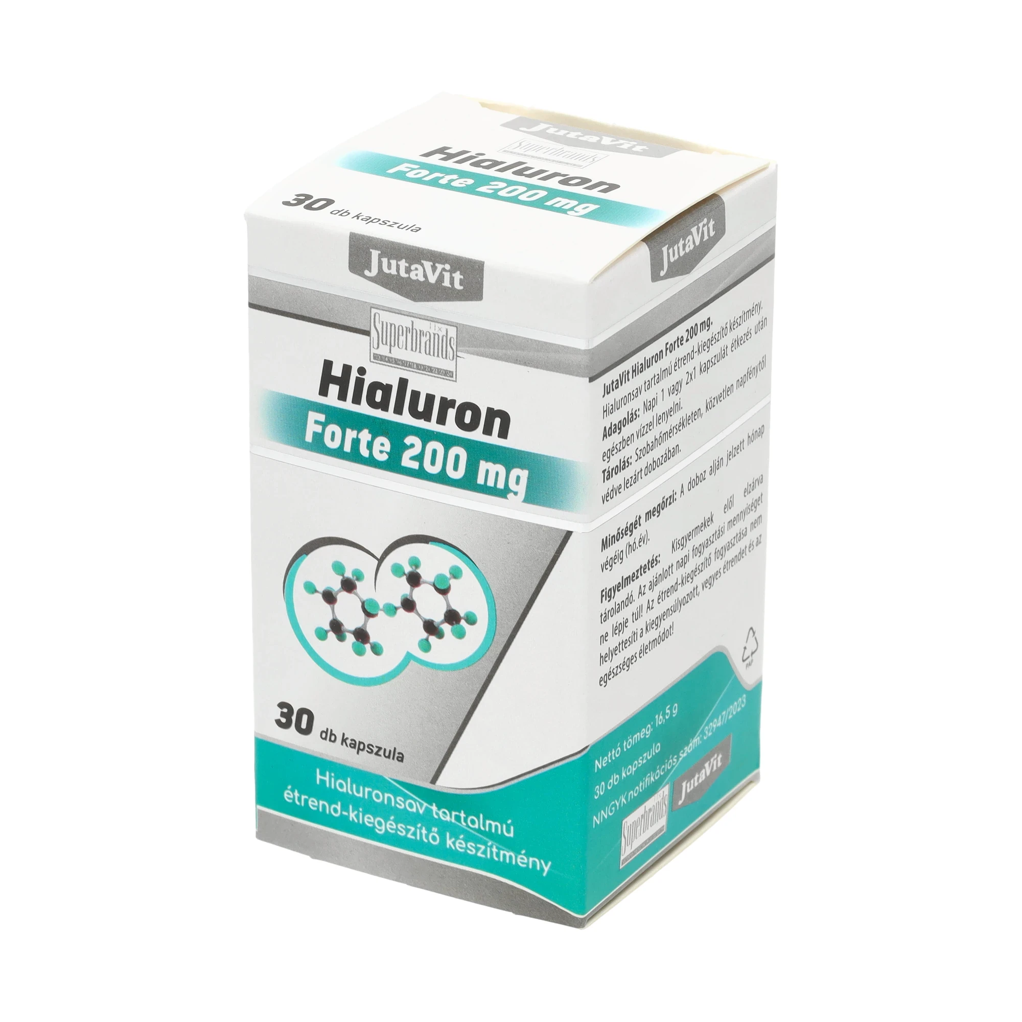 JutaVit Hialuron forte 200mg kapszula 30 db