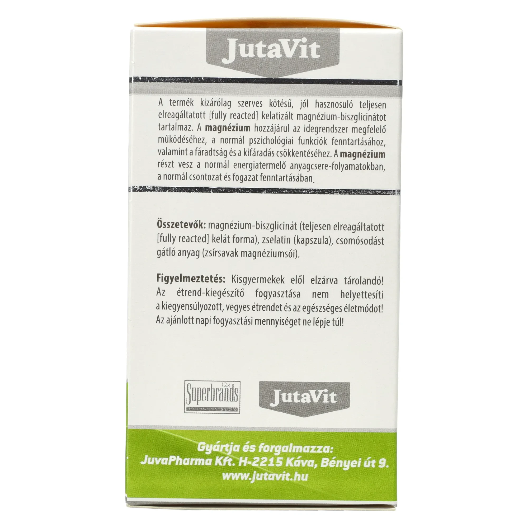 JutaVit Magnézium-biszglicinát 100 db