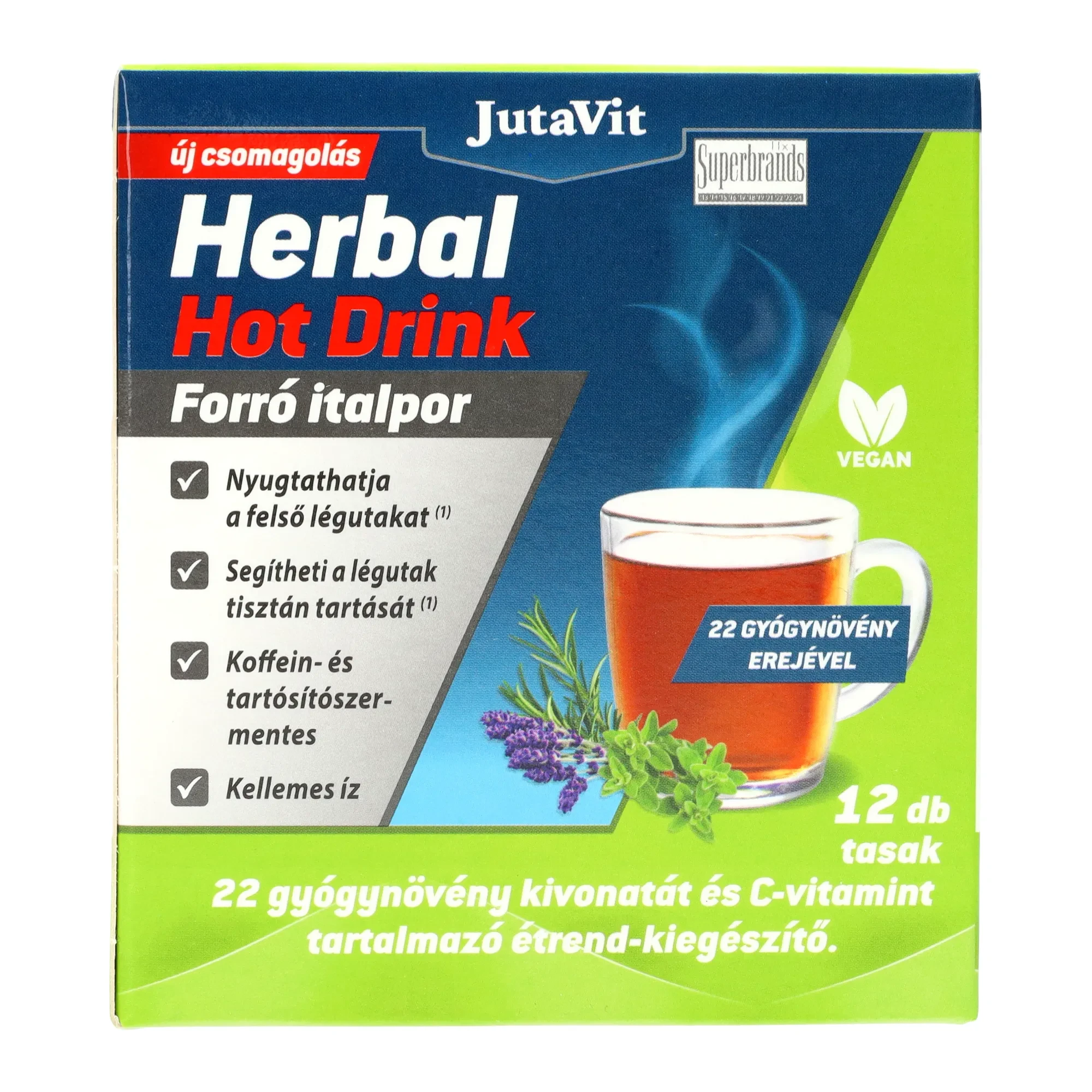 JutaVit Herbal Hot Drink Felnőtt 12db
