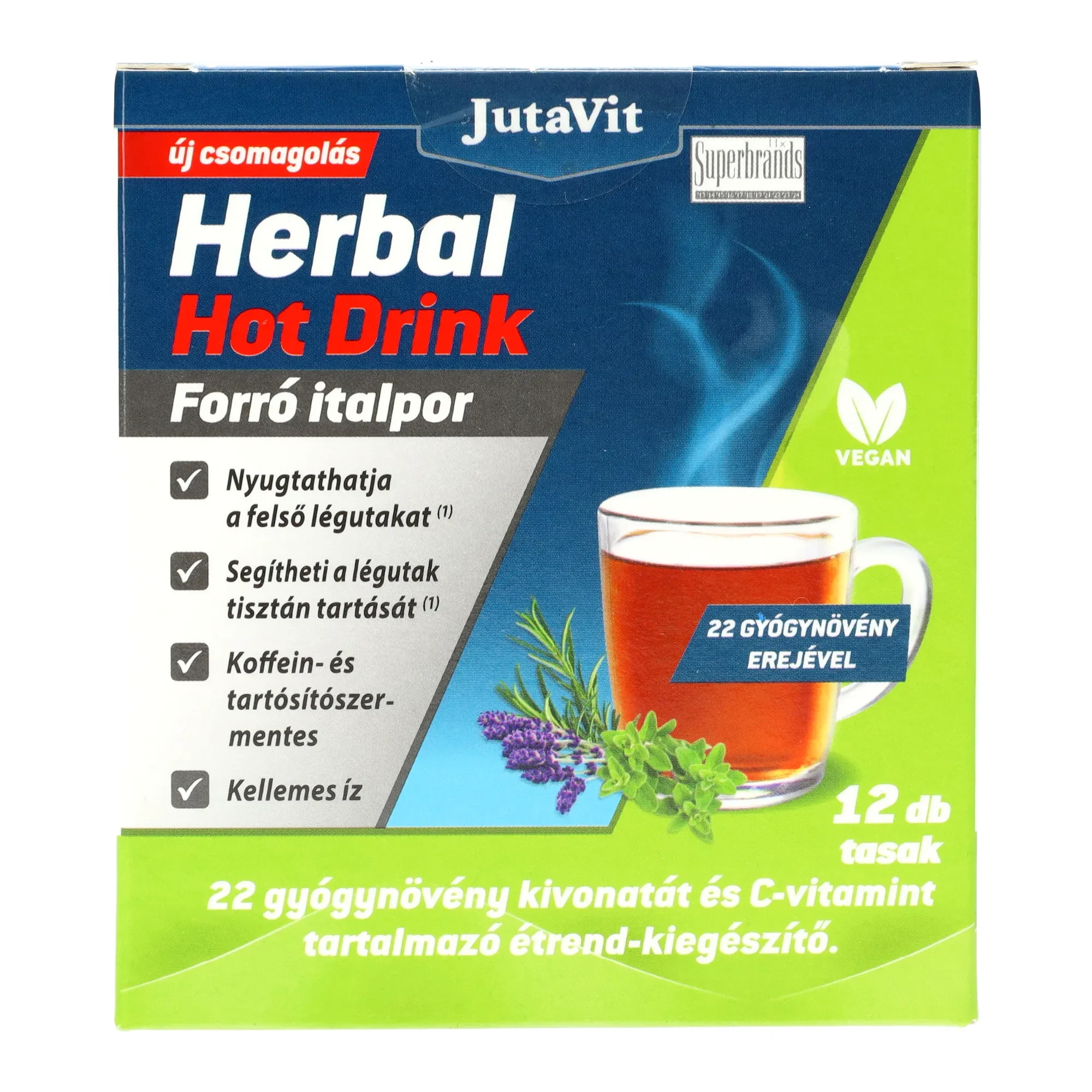 JutaVit Herbal Hot Drink Felnőtt 12db