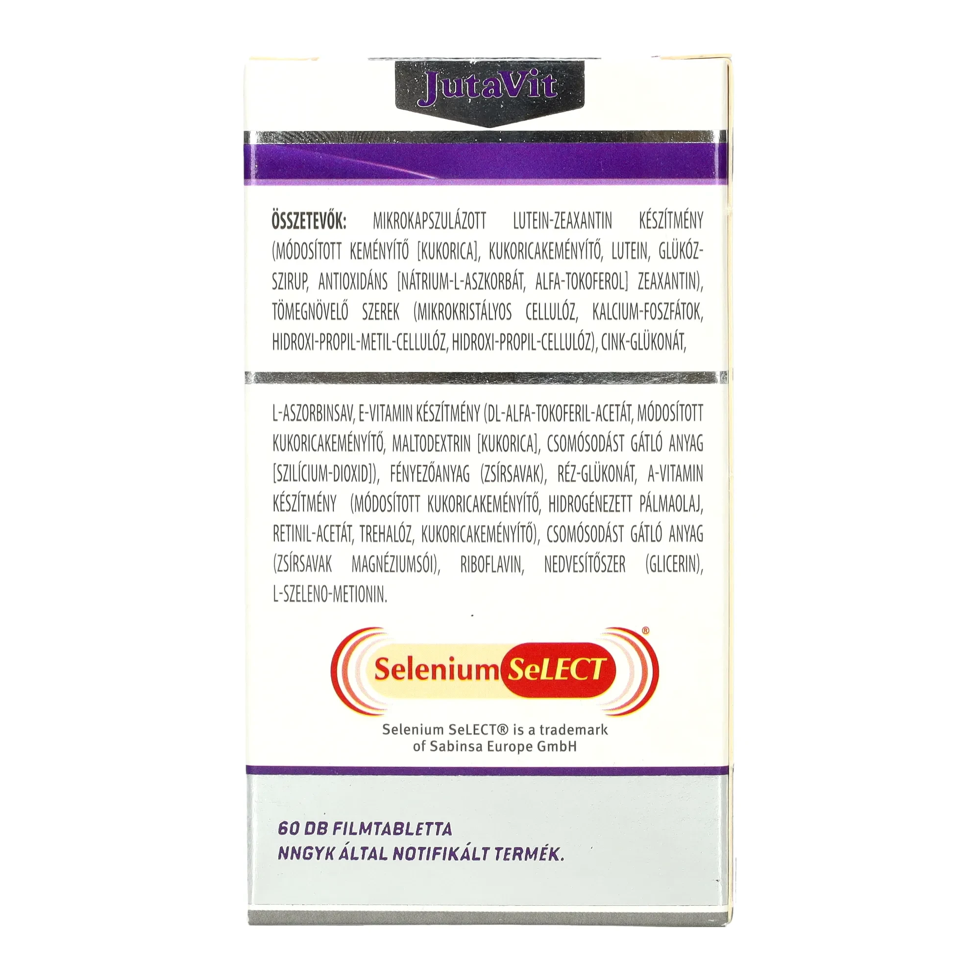 JutaVit Szem-Lutein Pro 40mg 60db