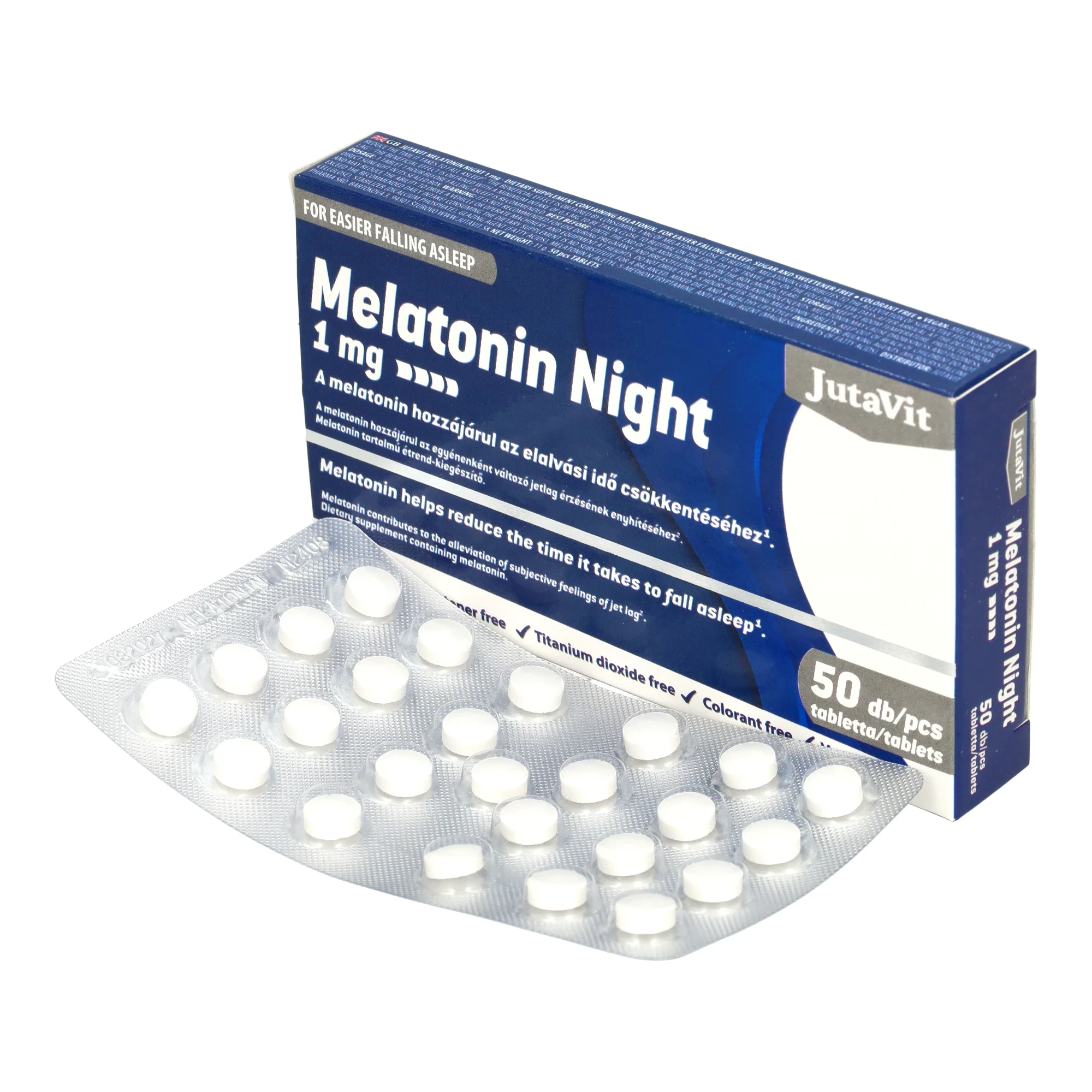 JutaVit Melatonin Night 1 mg 50 db