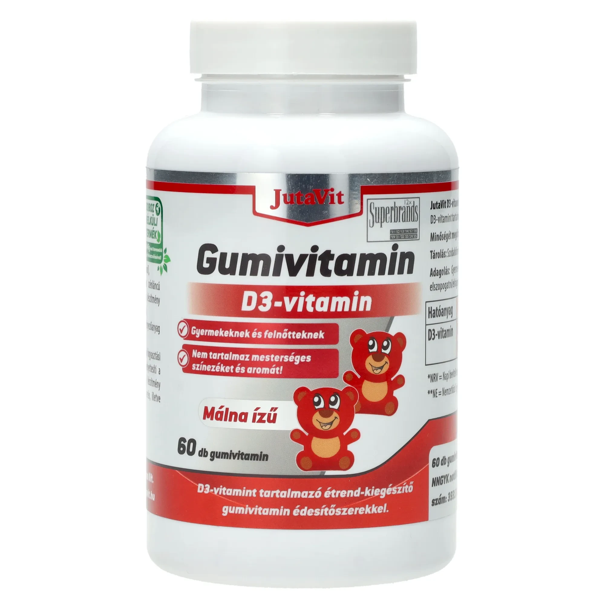 Jutavit D3 gumivitamin 60db