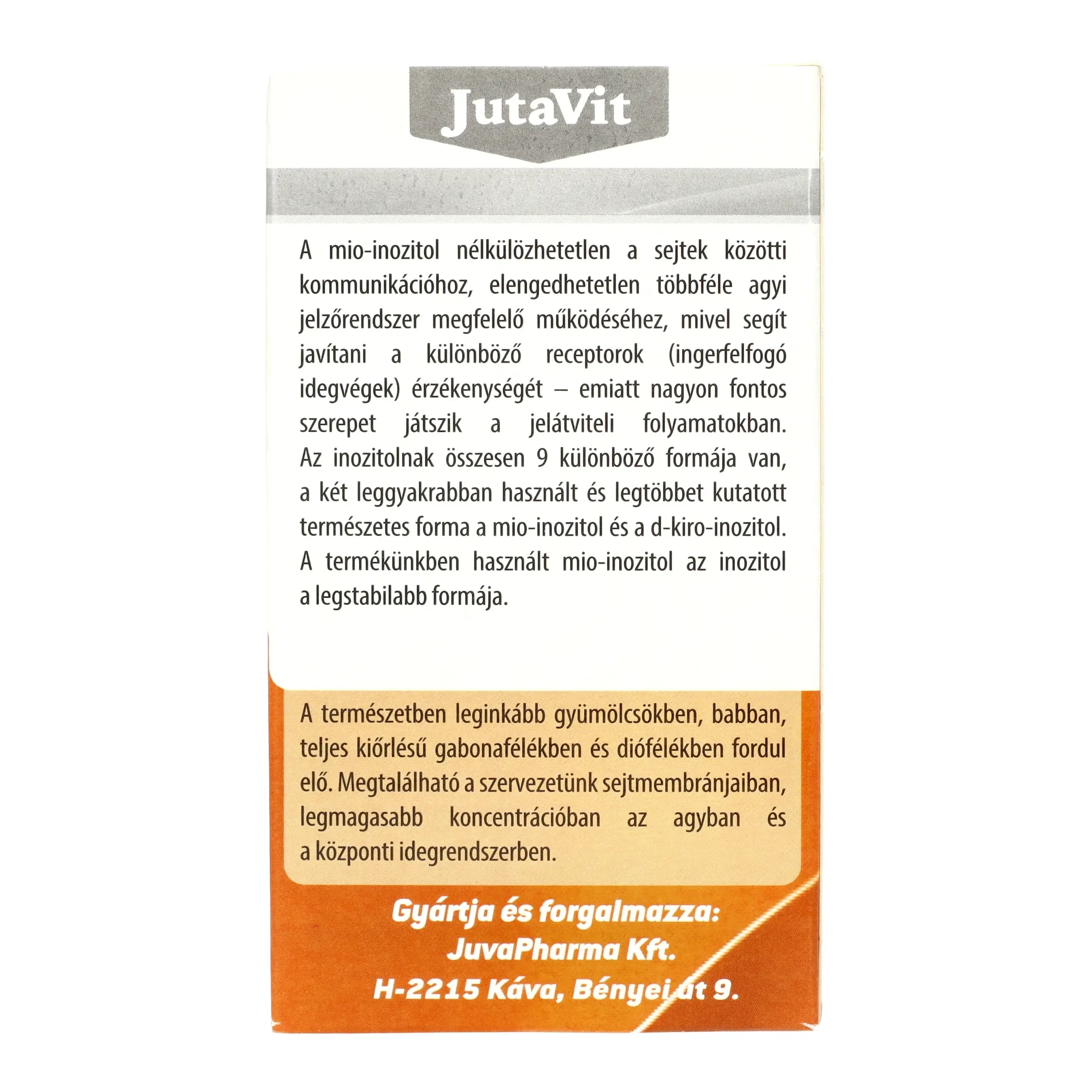 Jutavit Mio-inozitol 700 mg kapszula 100 db