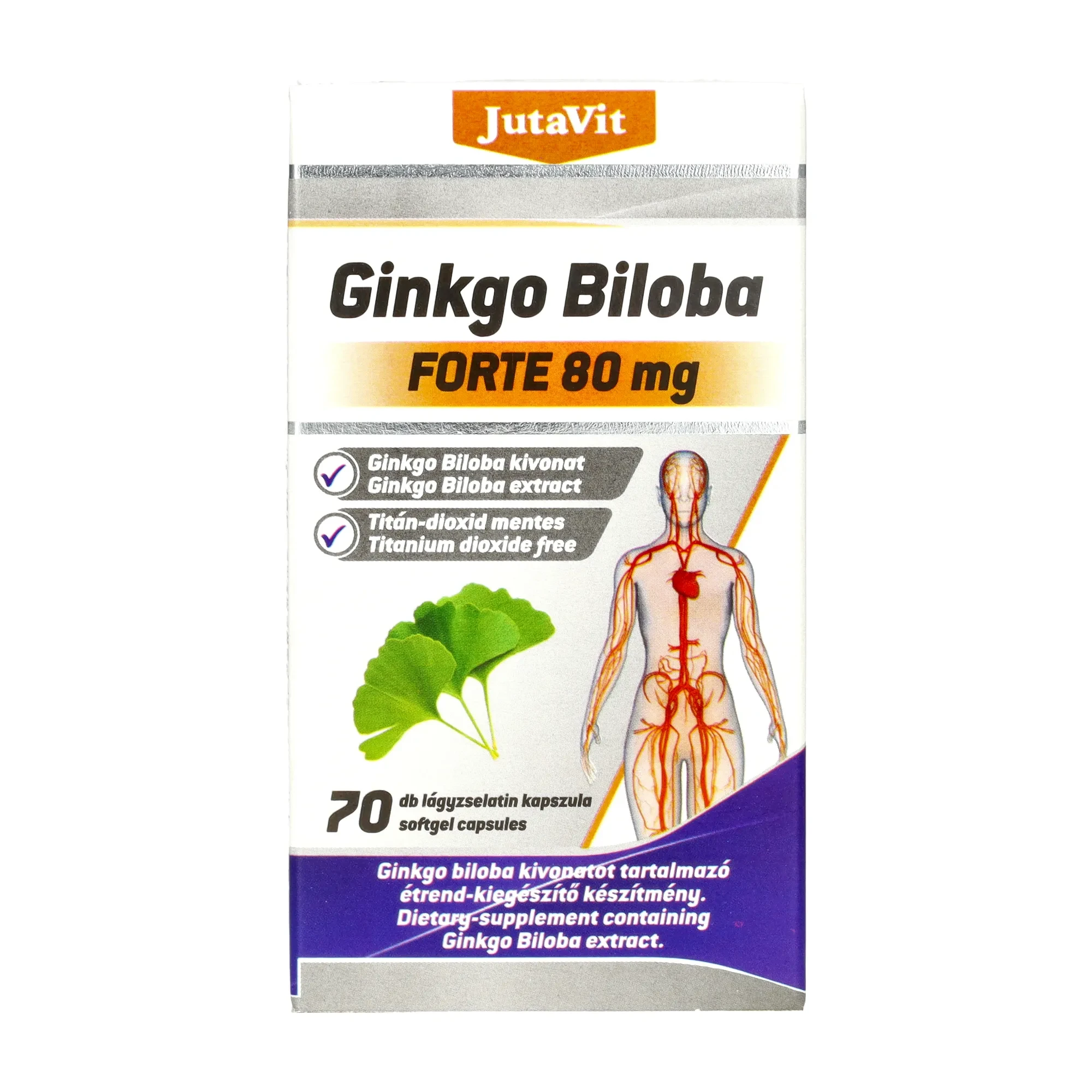 JutaVit Ginkgo Biloba fore kapszula 70db