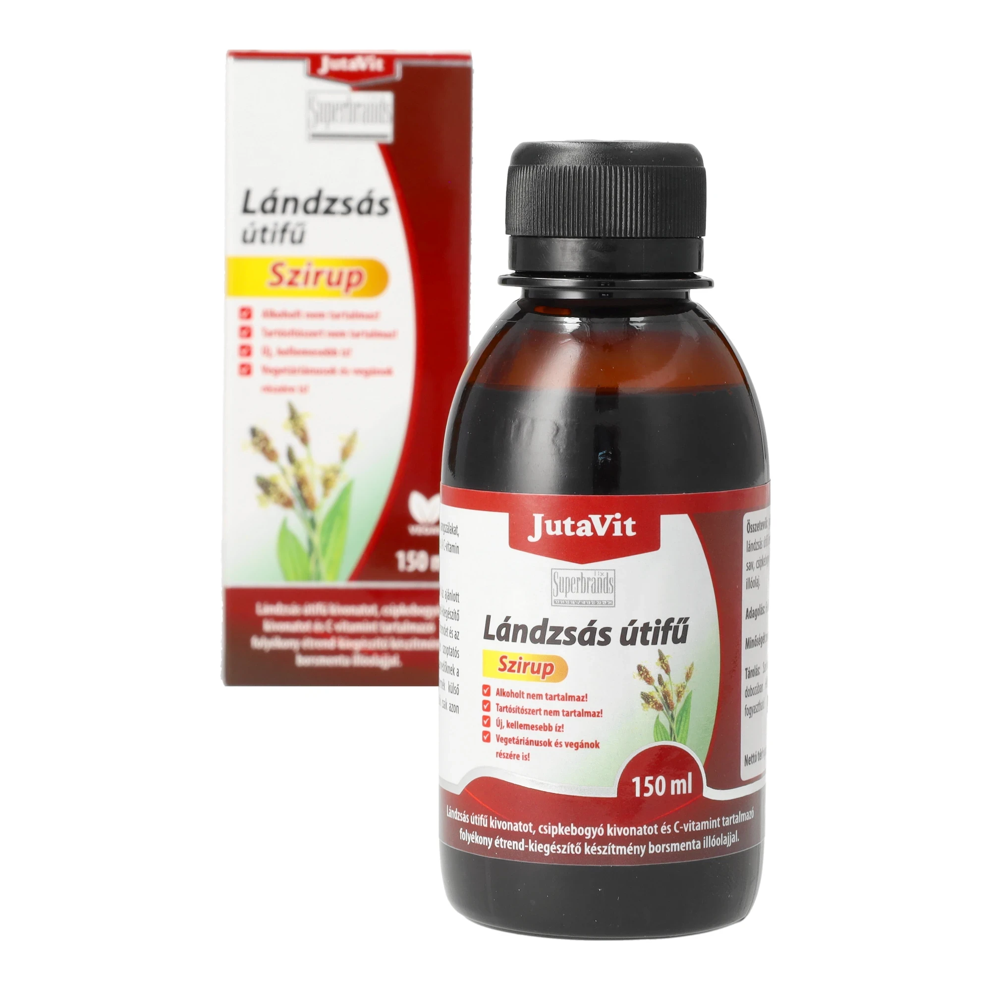 Jutavit Lándzsás útifű szirup 150ml