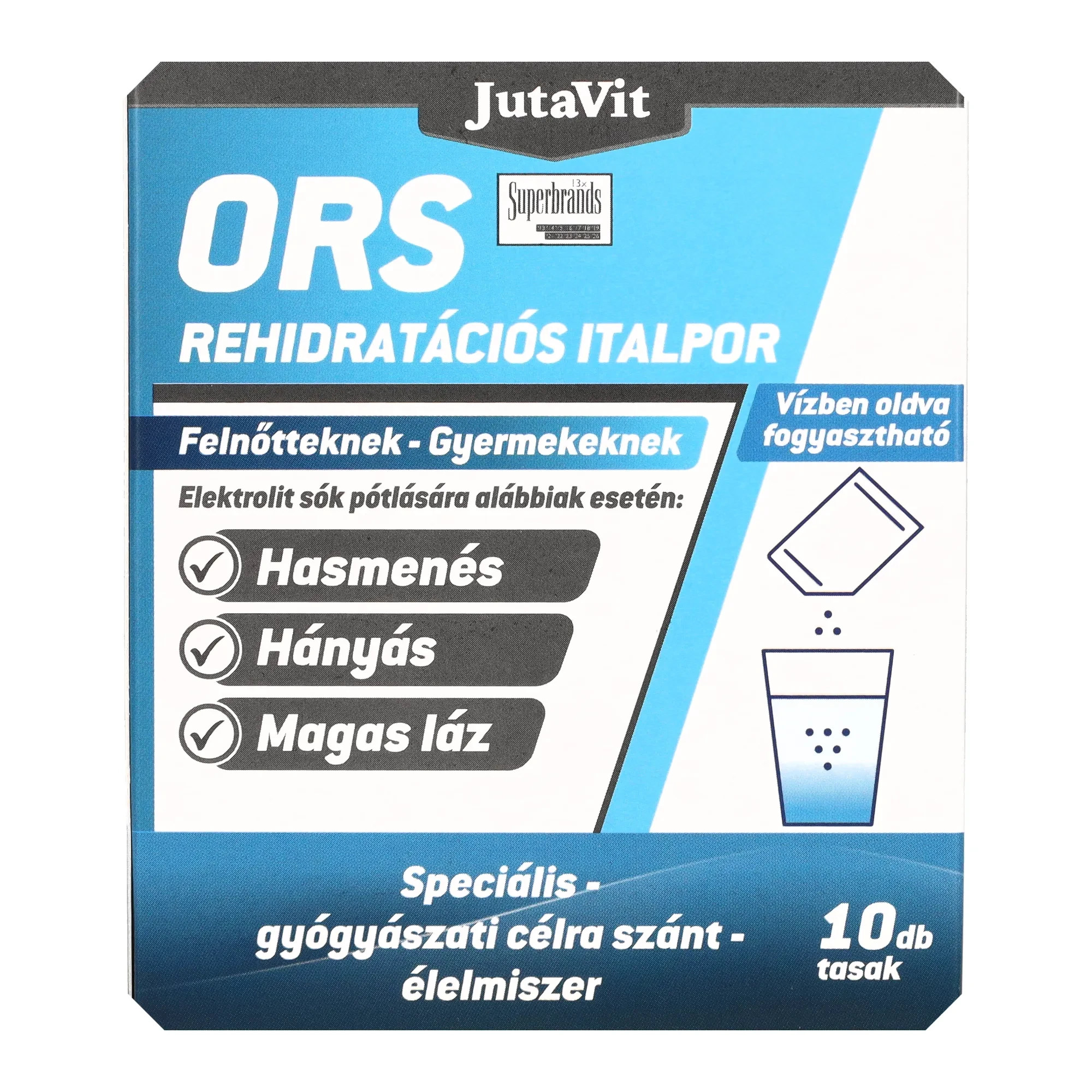 JutaVit ORS Rehidratációs Italpor 10 Tasak