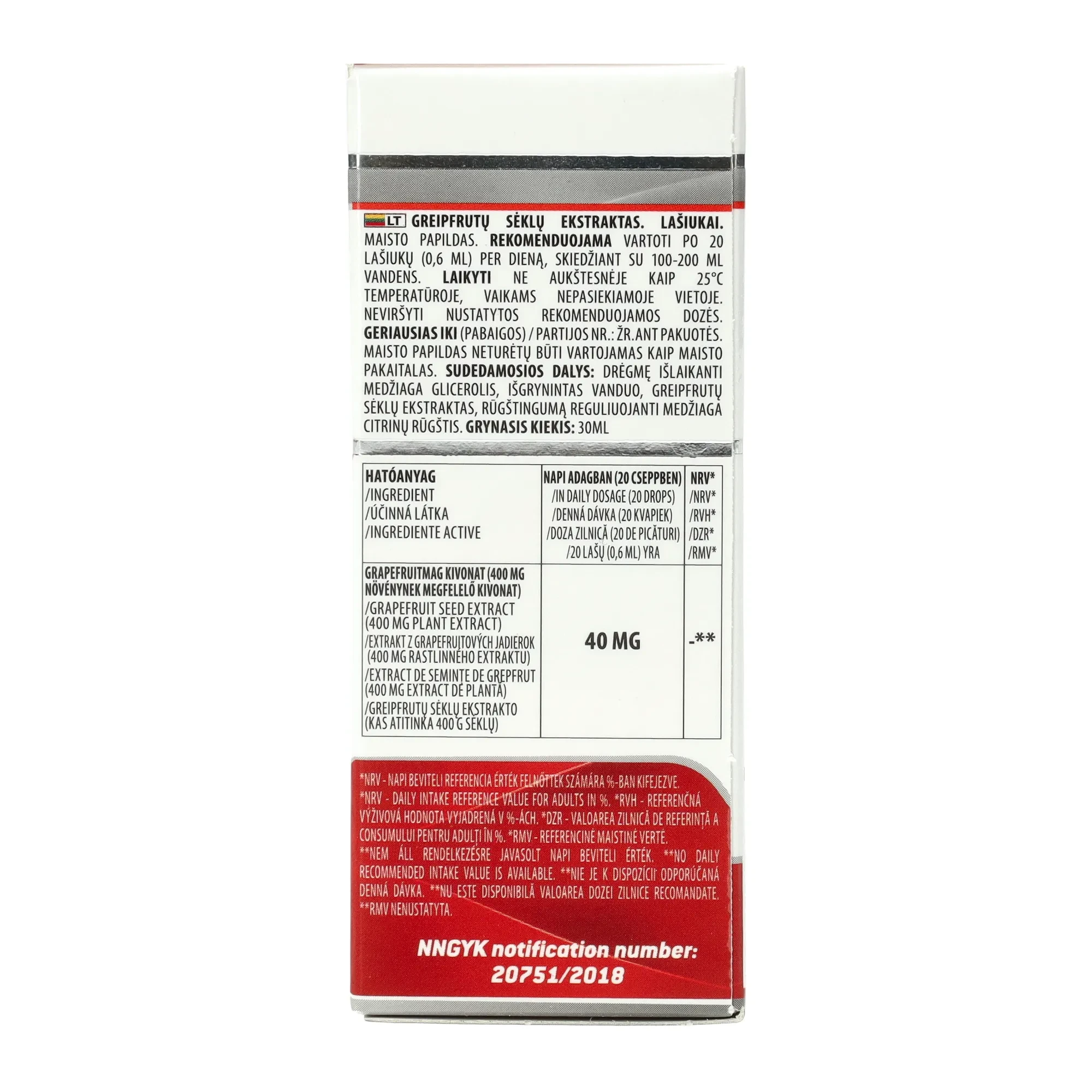 JutaVit Grapefruit csepp kivonat 30ml