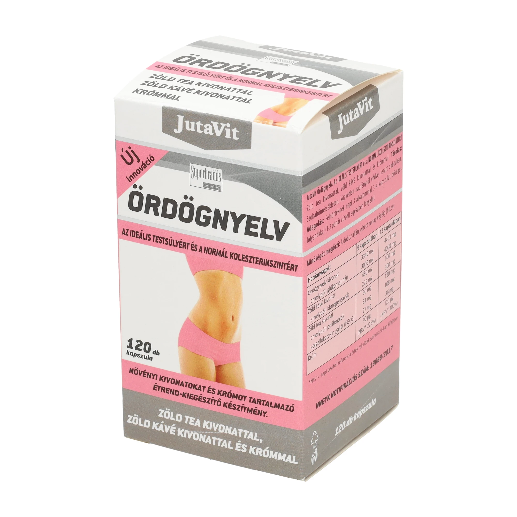 JutaVit Ördögnyelv kapszula 120db