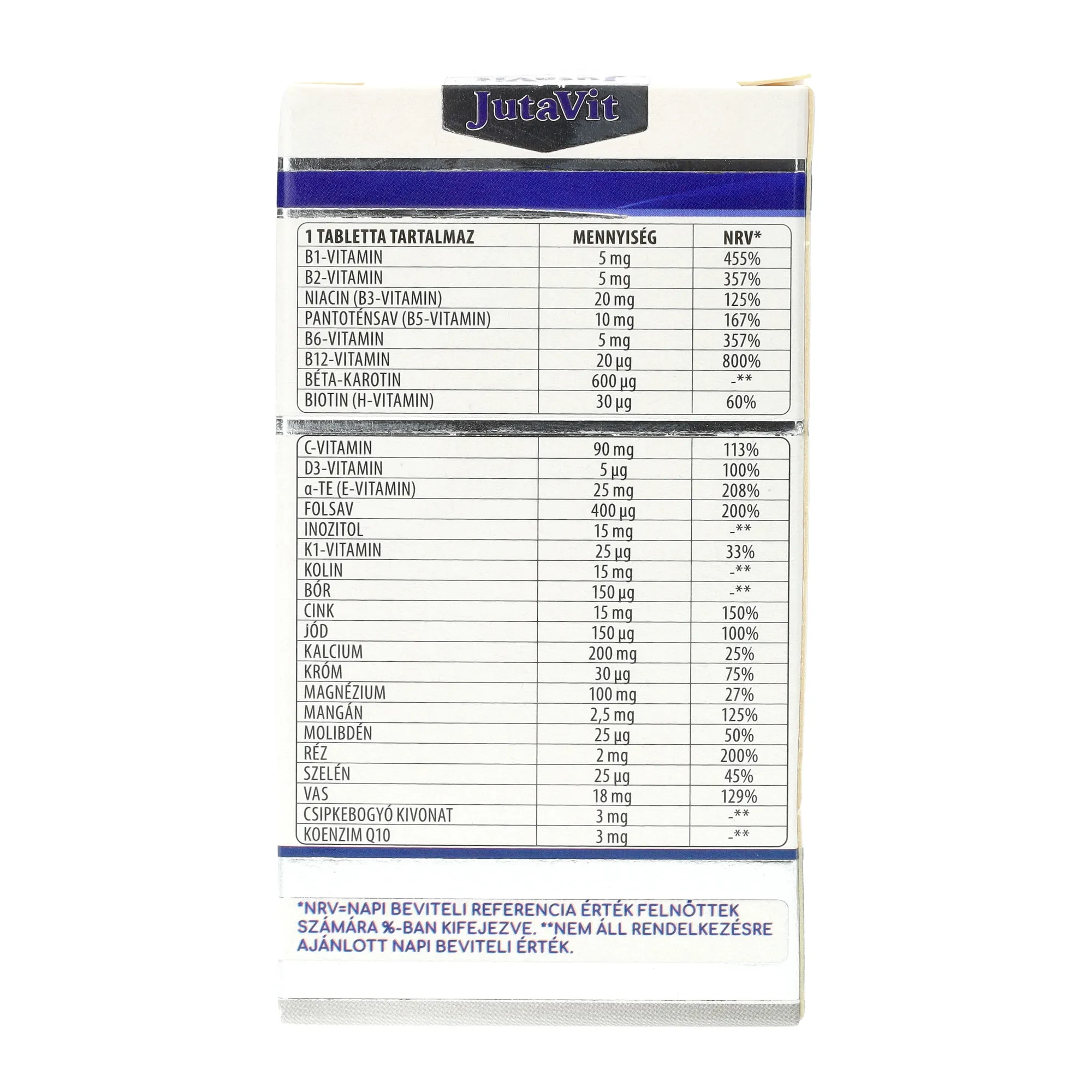 JutaVit multivitami felnőtt tabletta 45db
