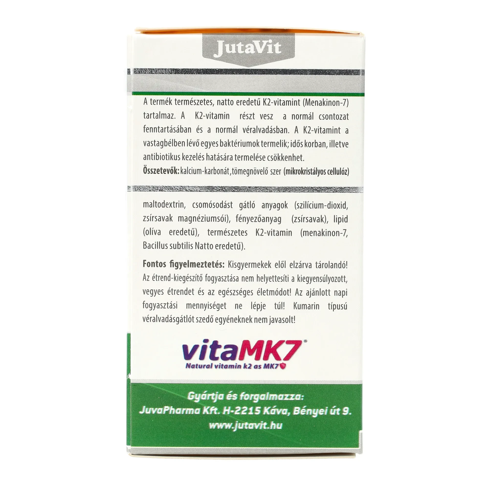 Jutavit K2 -vitamin 120 Ug 60 db Filmtabletta