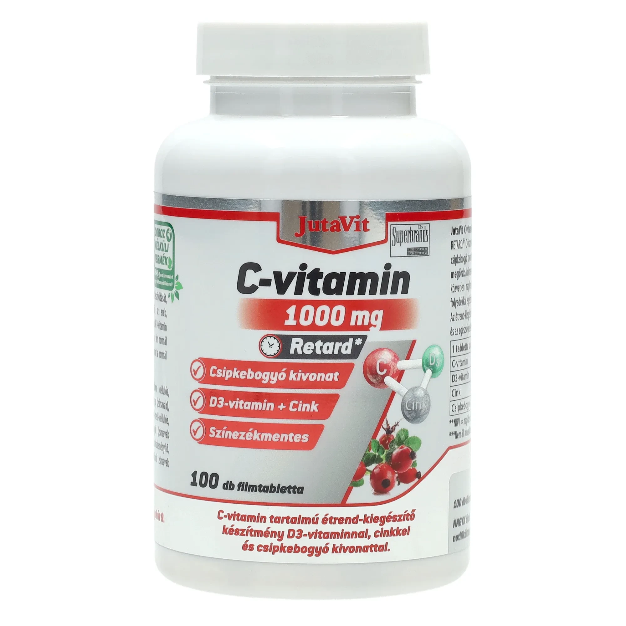 Jutavit C-vitamin 1000mg +D3 vitamin 100db