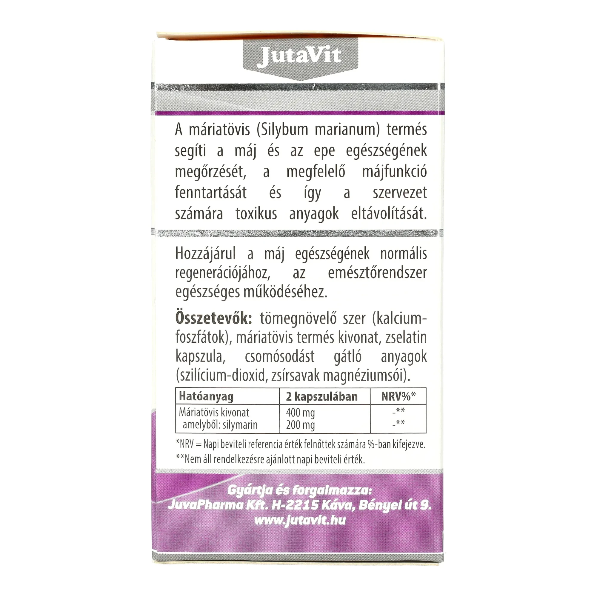 JutaVit Máj egészsége kapszula 60db