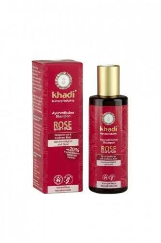 Khadi ayurvédikus sampon Rózsa 210 ml