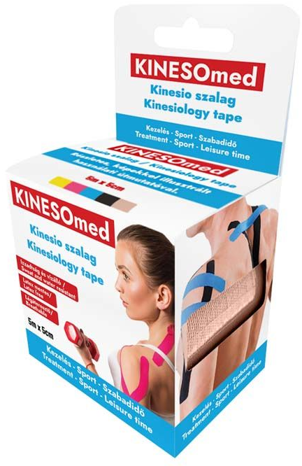 KINESOMED Kinesio szalag 5 m x 5 cm testszínű