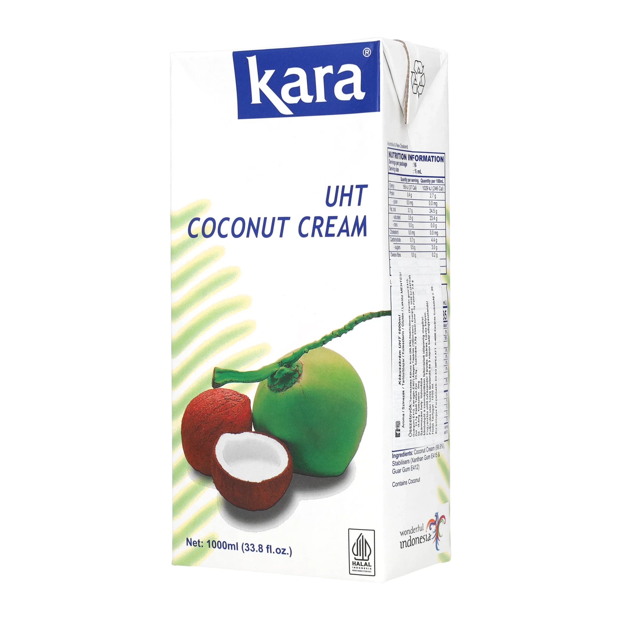 Kara UHT Kókuszkrém 1000ml