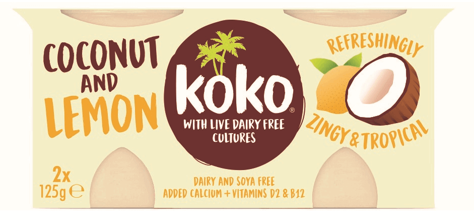 KOKO KÓKUSZGHURT KÓKUSZ-CITROMOS 2X125G