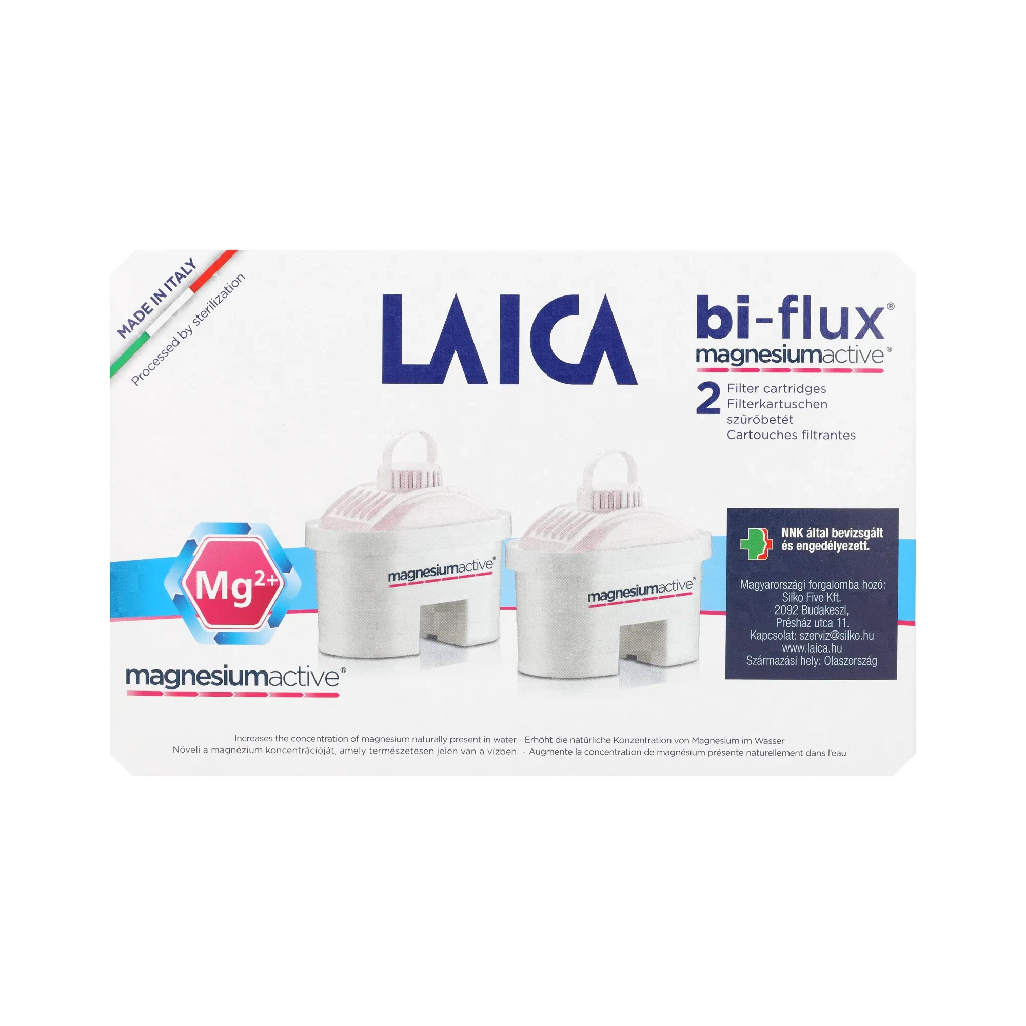 Laica Magnesiumactive 2db szűrőbetét