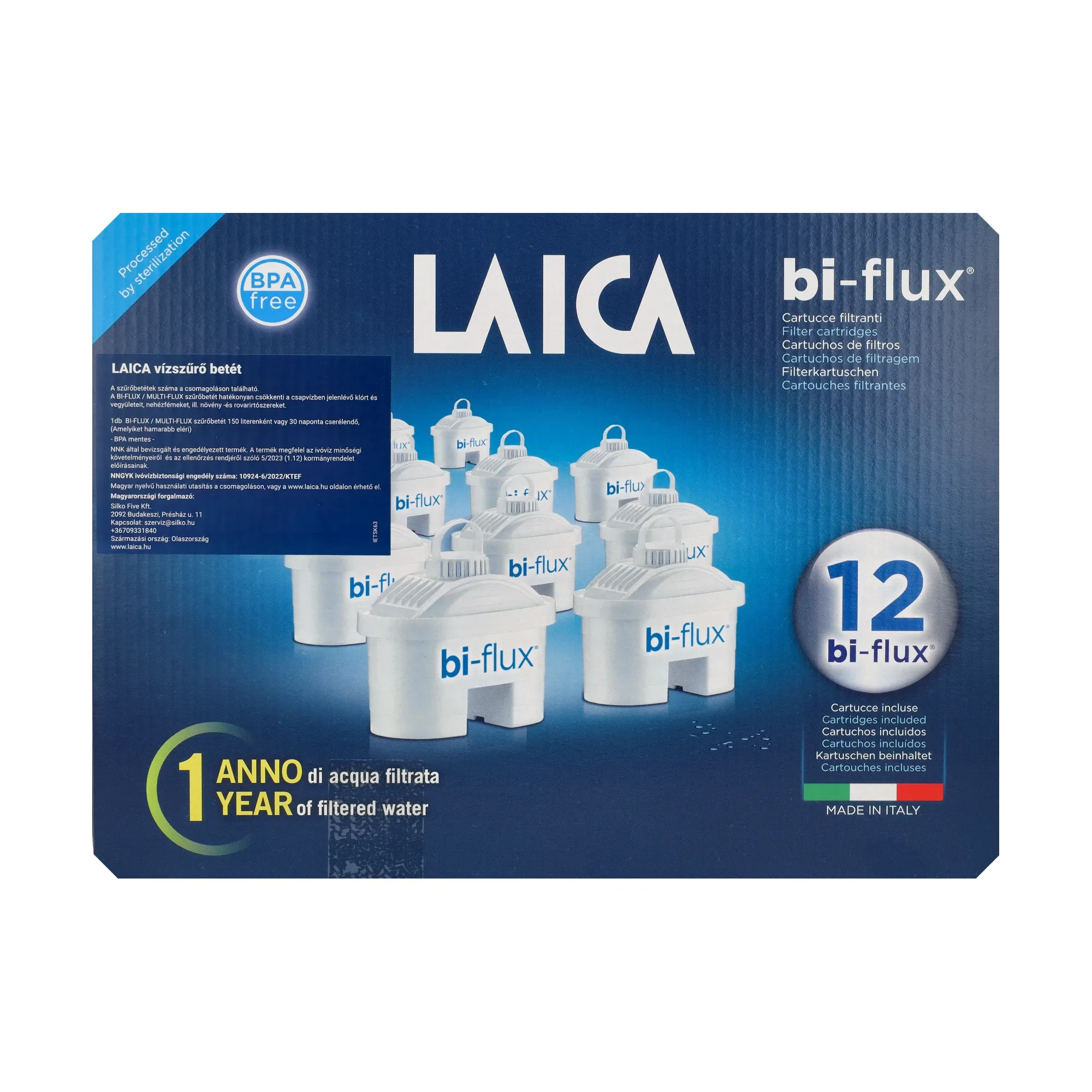 Laica Bi-flux szűrőbetét 12db
