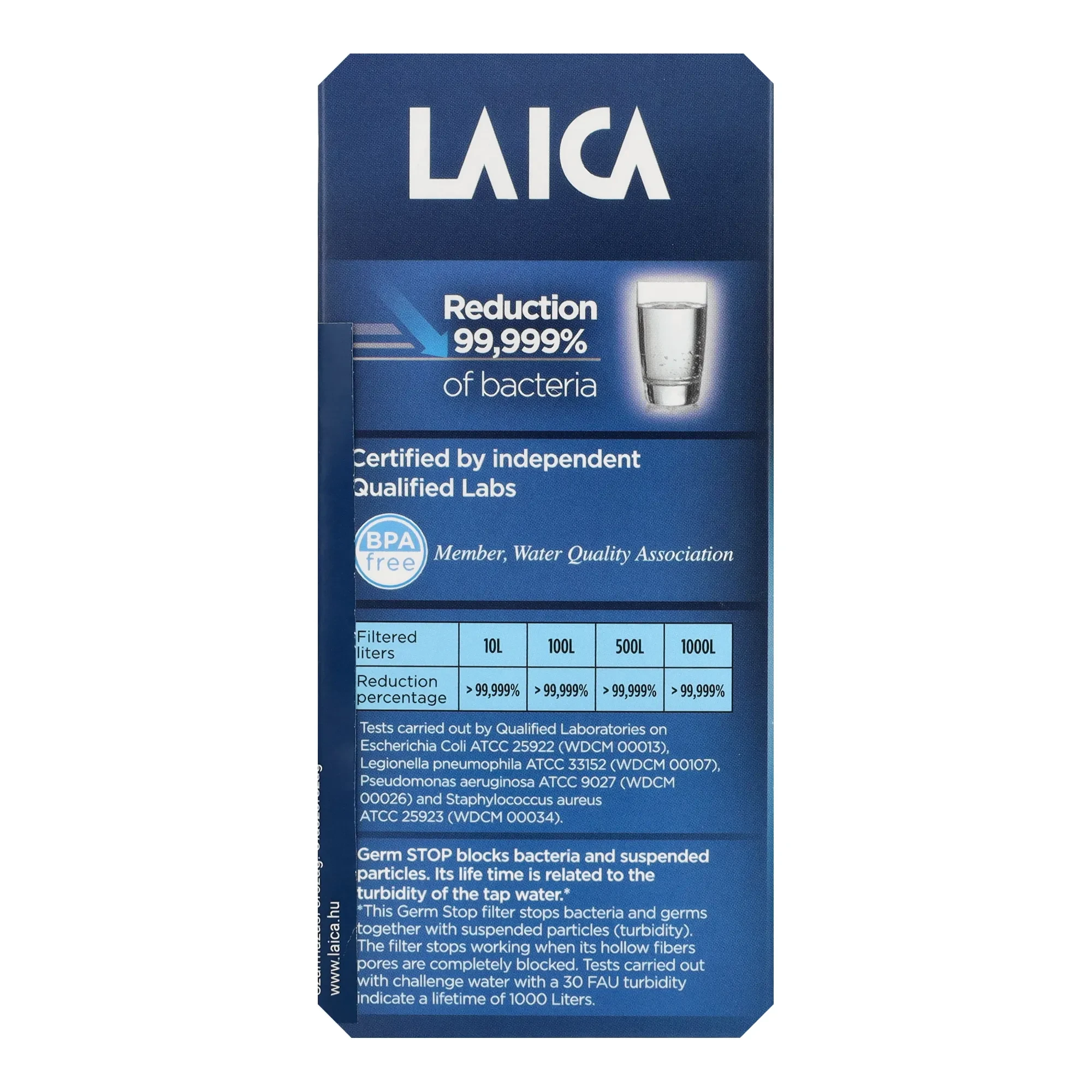 Laica germ-stop baktériumszűrő betét 1db