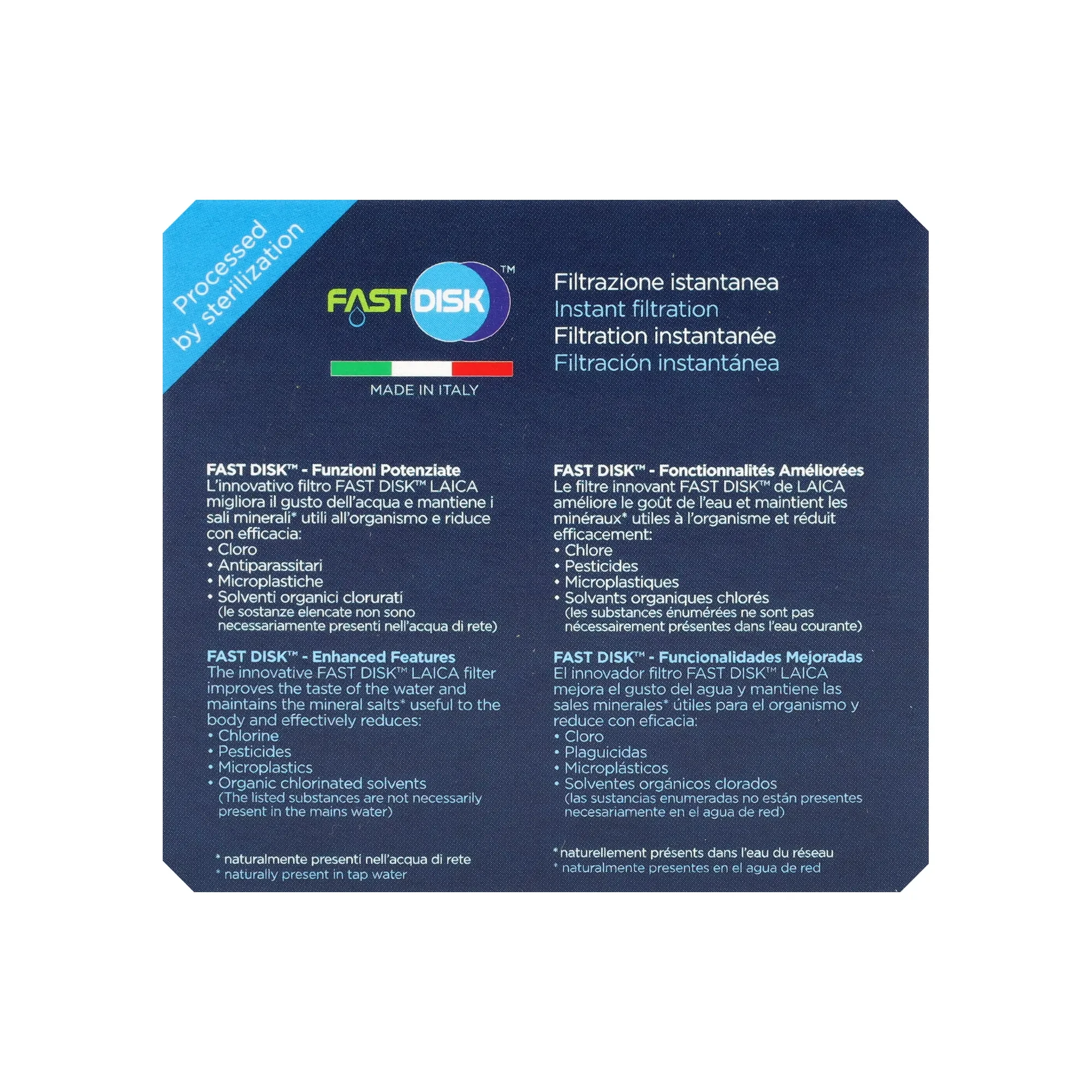 Laica Instant Fast Disk szűrő 3 db-os