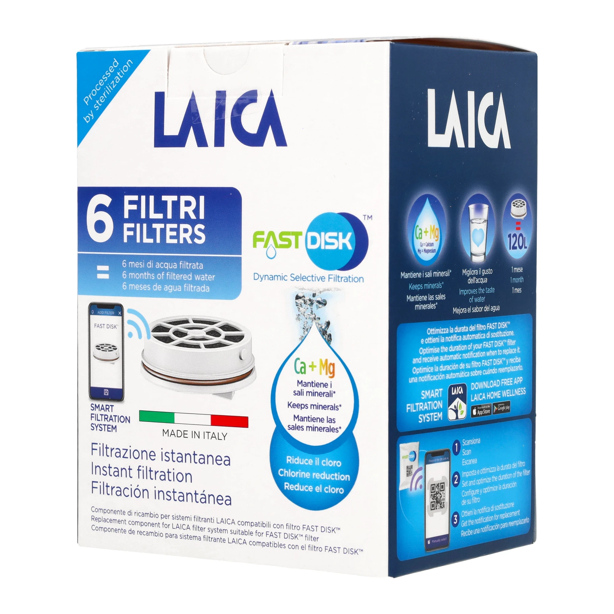 Laica Instant Fast Disk szűrő 6 db-os