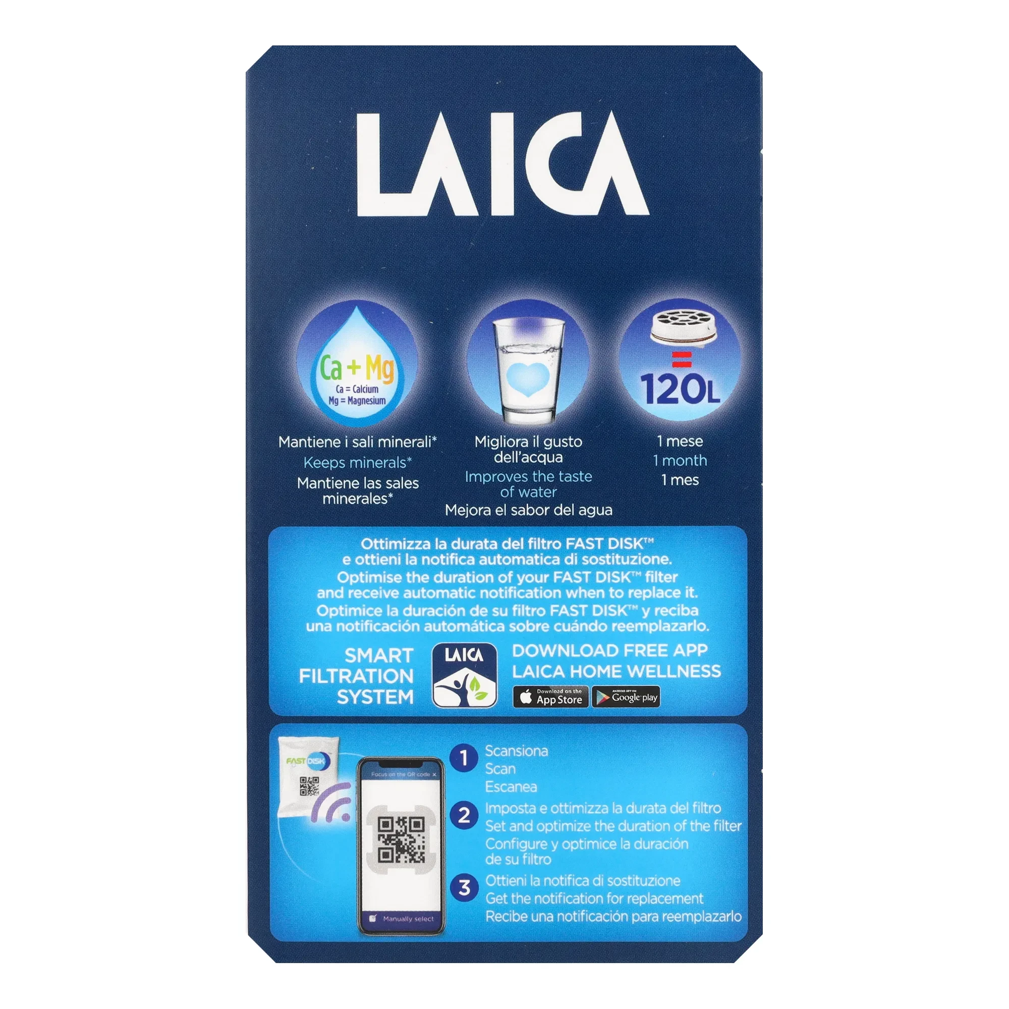 Laica Instant Fast Disk szűrő 6 db-os