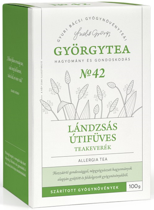 Györgytea Lándzsás Útifüves Teakeverék 100 g