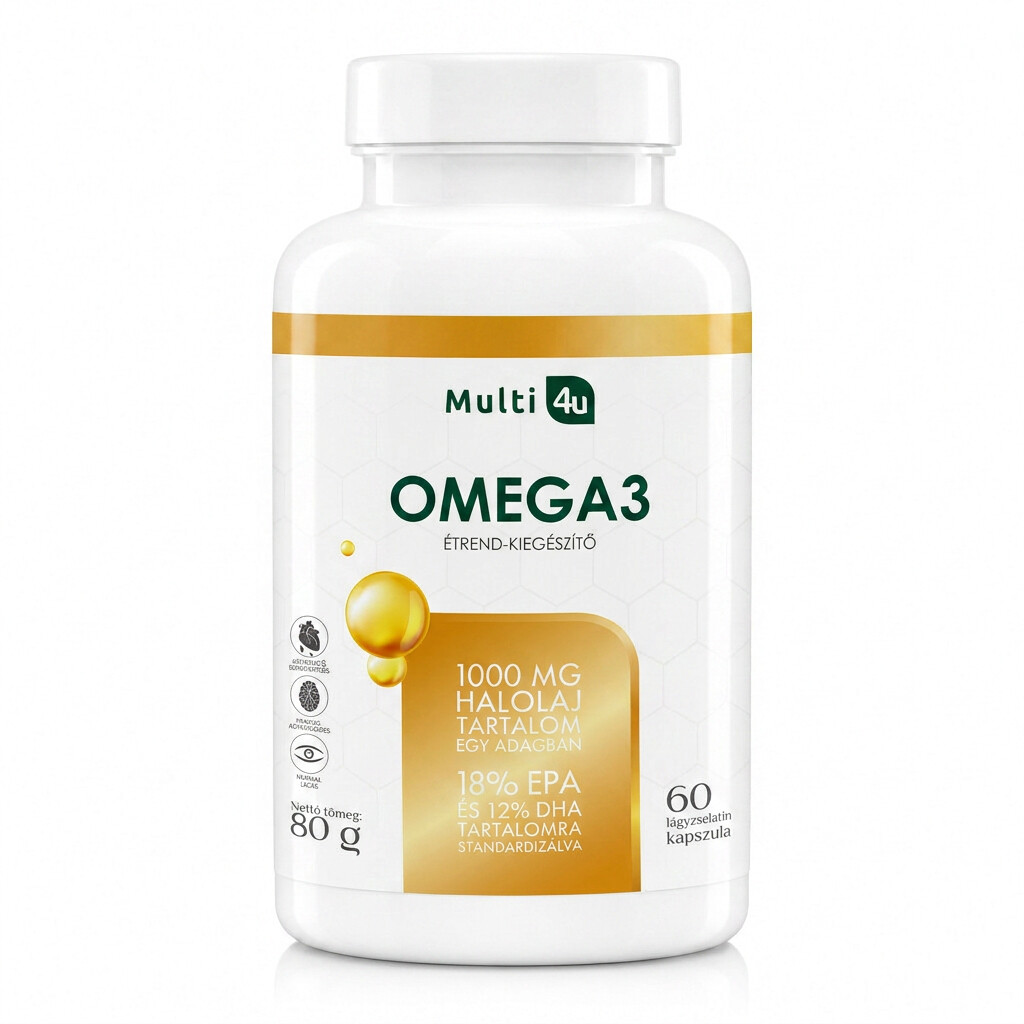 Multi 4U Omega3 halolaj kapszula 60db