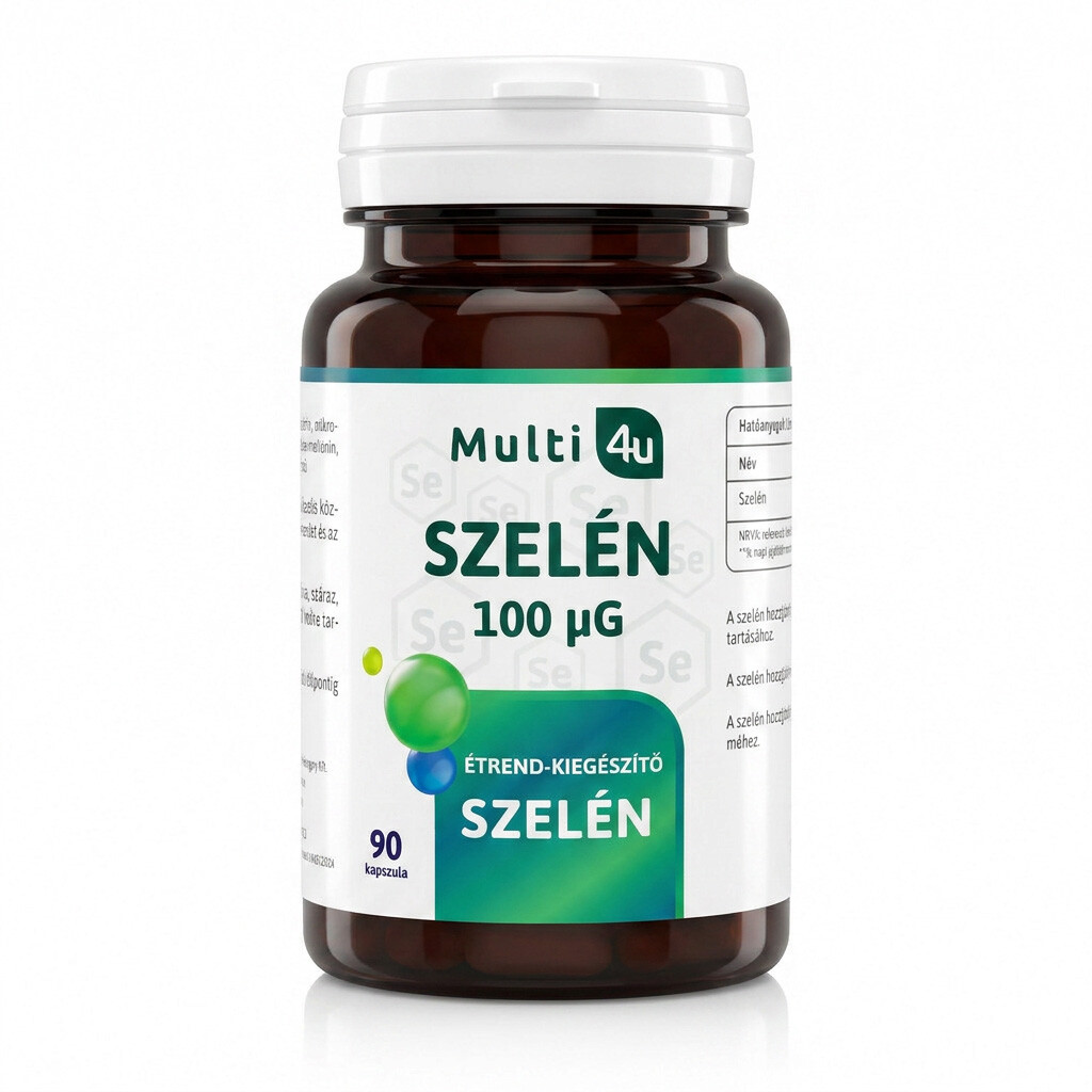 Multi 4U Szelén kapszula 90 db