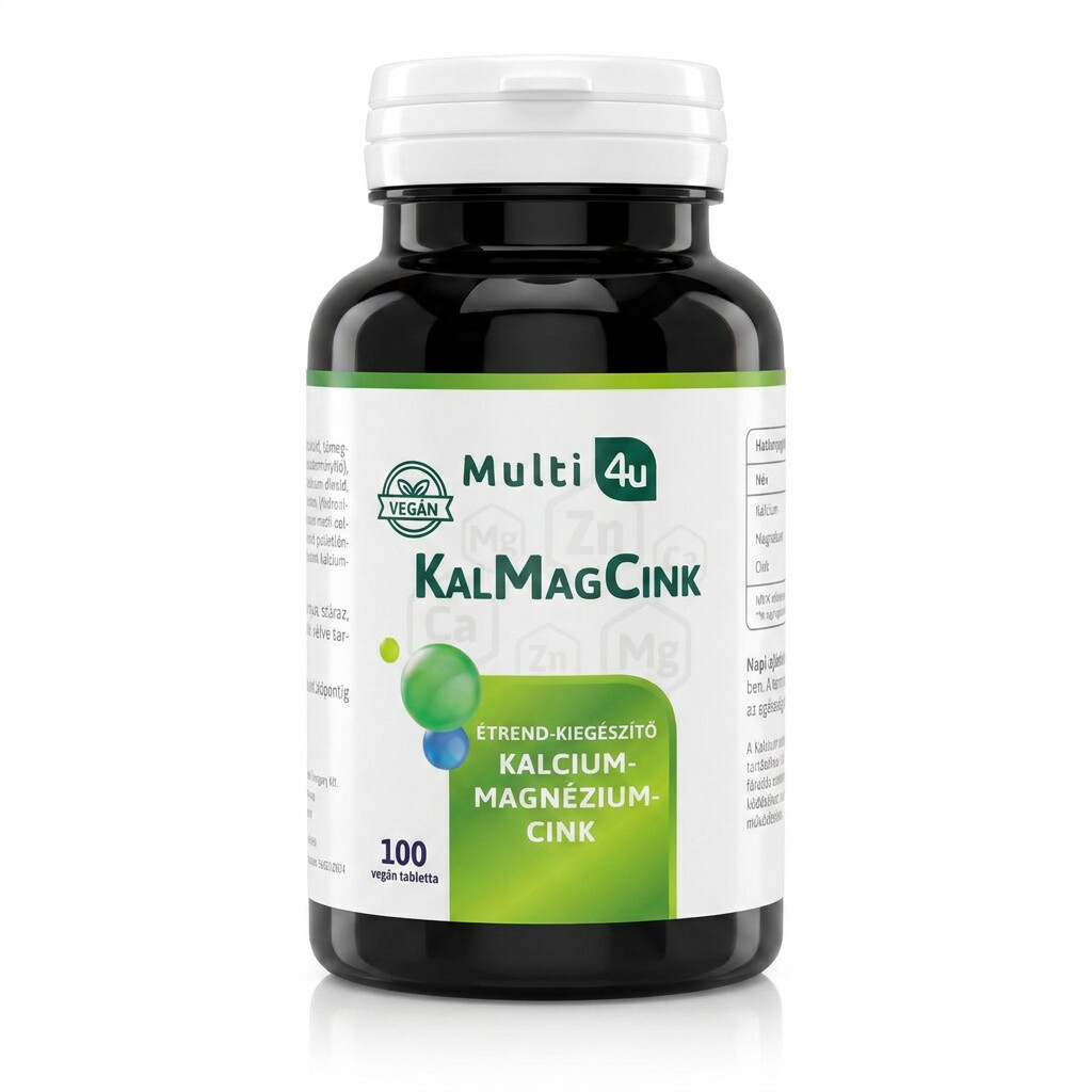 Multi 4U Kalcium Magnézium Cink 100db vegán tabletta