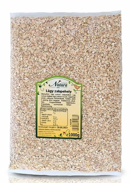 Lágy zabpehely 1000g - 1kg (Dénes Natura)