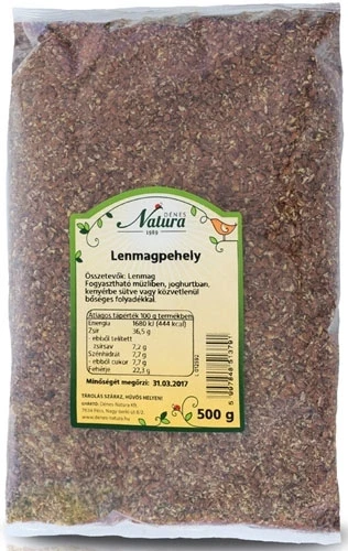 Lenmagpehely 500 g (Dénes Natura)