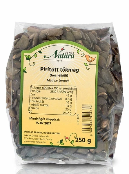 Pirított Tökmag héj nélküli 250 g (Dénes Natura)