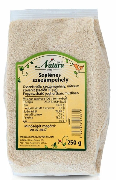 Natura szelénes szezámpehely 250 g