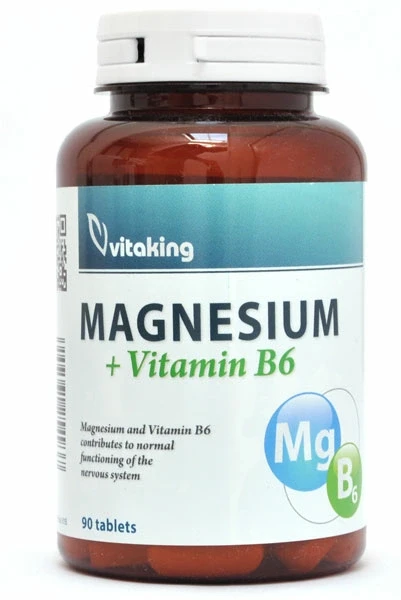 Magnesium 150 mg + B6-vitamin 6 mg tabletta 90 db (Vitaking)