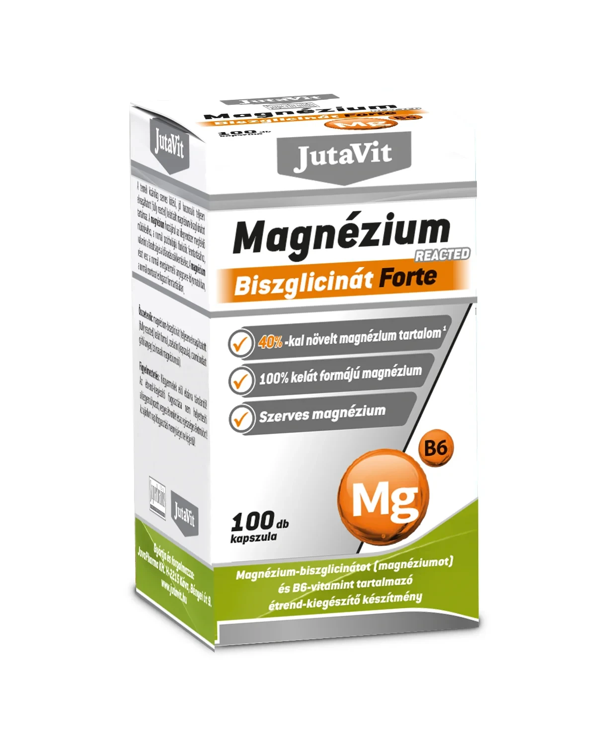 Jutavit Magnézium-biszglicinát Forte kapszula 100db