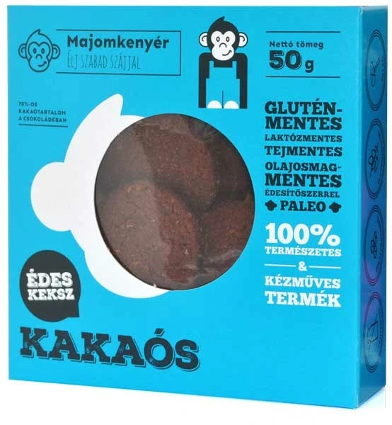 Majomkenyér Gyerekkeksz KAKAÓS MAKI dobozos 50 g