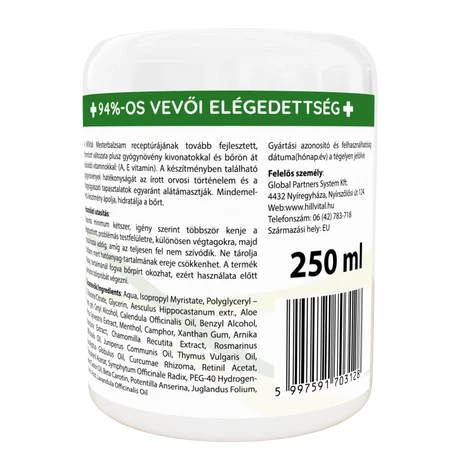 Gyógyfüves Mesterbalzsam Maximum 0,25kg