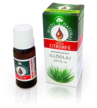MediNatural indiai citromfű illóolaj 10 ml