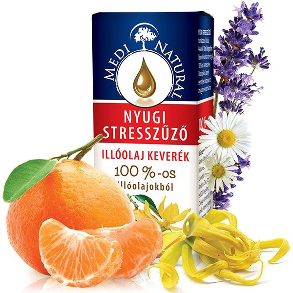 MediNatural nyugi stresszűző illóolaj 10 ml