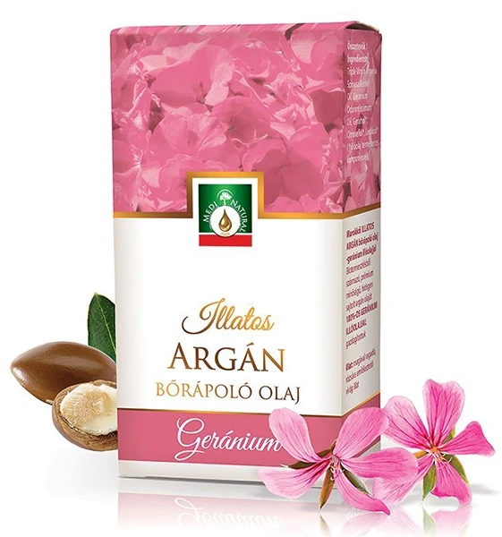 MediNatural Illatos Argán-Geránium bőrápoló olaj 20 ml