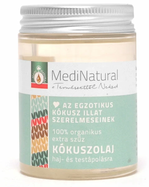 MediNatural Organikus extra szűz kókuszolaj 100m
